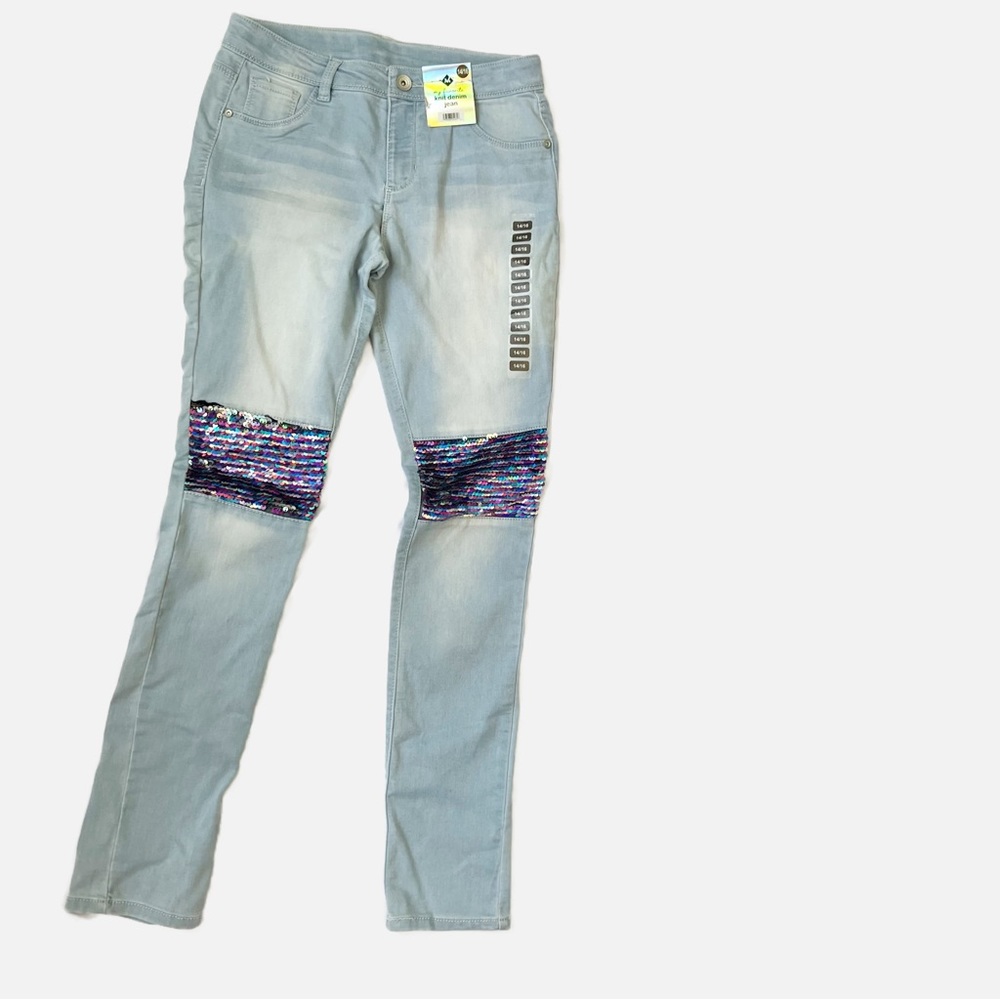 😻NWT Member’s Mark Flip Sequins Jeans